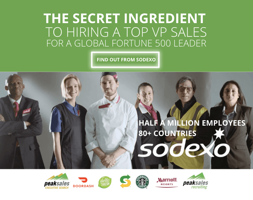 The Secret Ingredient to find a Top VP Sales For a Global Fortune 500
