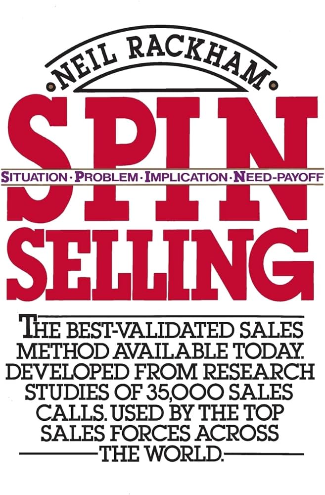 Spin Selling - Neil Rackham book cover